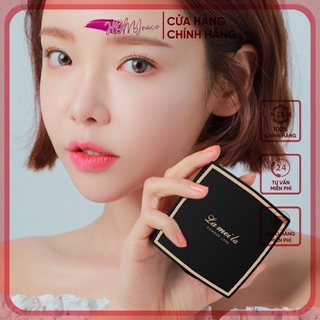 Phấn phủ nền lì chống trôi LAMEILA- Phấn nén hộp đen vuông makeup siêu mỏng mịn da