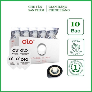 Bao cao su Bi Mềm Nhiều gel bôi trơn OLO Growth  - hộp 5 bao, 5 bi