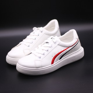 Giày sneaker trắng thêu 3 màu Koin N87