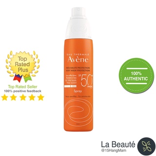 Avène Very High Protection Spray 50+ - Xịt Chống Nắng Bảo Vệ Tối Đa 200ml