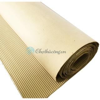 Bìa carton cuộn giấy chèn 2 lớp - Sóng A [D5mxR1m2] đóng gói đa năng chống trầy xước, làm đồ chơi handmade