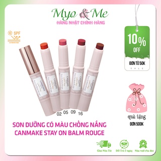 Son dưỡng màu chống nắng Canmake Stay-On Balm Rouge