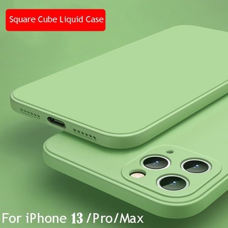 Ốp Điện Thoại Gel Cao Su Silicone Lỏng Hình Vuông Chống Sốc Cho iPhone 13 Pro MAX 13 Pro 12 11 Pro MAX 12 11 Pro XS MAX