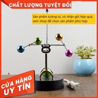 Con lắc Newton Quả Bóng kim loại dao động vĩnh viễn, đồ chơi trang trí để bàn XẢ STRESS. Nhận gói quà ship 2h