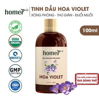 Tinh dầu Hoa Violet Mỹ Homer - Violet Essential Oil  - đạt chuẩn chất lượng kiểm định