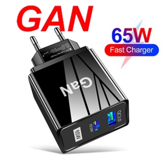 Củ Sạc Nhanh GaN 65W USB Type-c Quick Charger PD33W Qucik Charger USB 33W cho Smartphone/ Tablet/Laptop