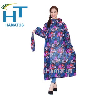 Áo mưa họa tiết liền thân cao cấp