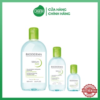 Nước tẩy trang Bioderma sebium xanh Cho Da Dầu Mụn (100ml-250ml-500ml)
