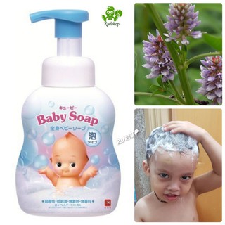 Sữa tắm gội tạo bọt Baby Soap Shampoo nội địa Nhật Bản