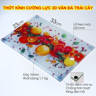 Thớt kính cường lực chịu lực 1 thớt dùng cả đời - dễ vệ sinh luôn sáng bóng - tránh lây lan vi khuẩn