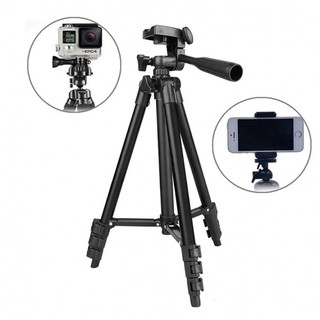 Chân Máy Chụp Ảnh Tripod Nhôm Đen TF-3120