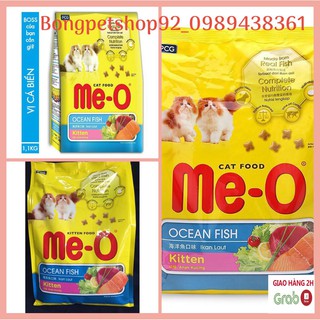 Thức Ăn Cho Mèo, Hạt Cho Mèo Meo _O Kitten Vị Cá Biển 400g