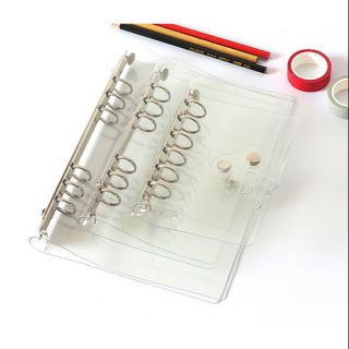 [Mã LIFEBOOK2 giảm 10% đơn 0Đ] Bìa sổ còng A5/A6 nhựa mềm trong suốt (tặng thước)