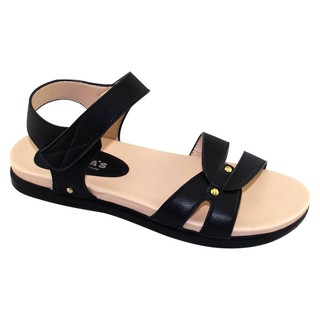 Sandal nữ Bita's SYN.227 (Đen + Kem)