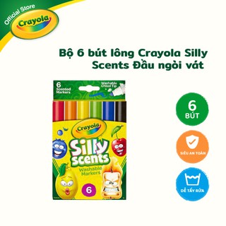 Bộ 6 bút lông Crayola Silly Scents Đầu ngòi vát - 588197