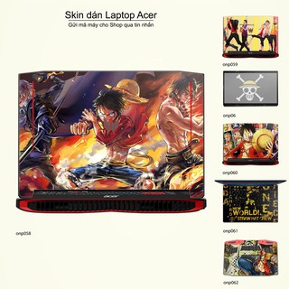 Skin dán Laptop Acer in hình One Piece _nhiều mẫu 3 (inbox mã máy cho Shop)