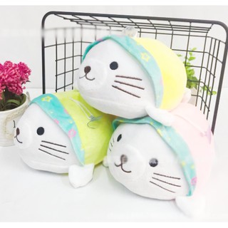 gấu bông hải cẩu mặc áo 20cm G2B84 gấu bông dễ thương