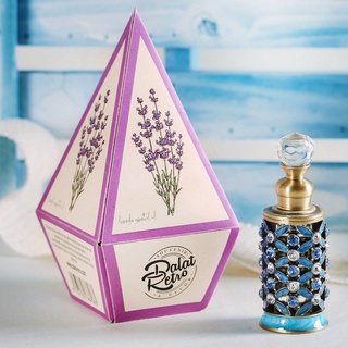 Tinh dầu nguyên chất, mẫu ether, 10ml, oải hương pháp lavender, hộp, Dalat Retro
