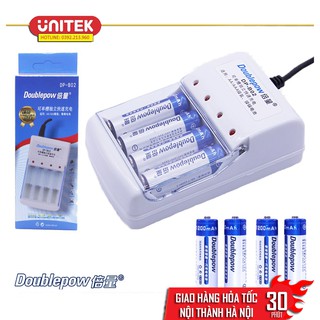 Bộ Sạc Pin Doublepow DP-B02 Kèm 4 Pin Tiểu Sạc AA 1200mAh