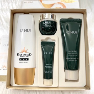 [XẢ LỖ] SET CHỐNG NẮNG TRANG ĐIỂM OHUI BLACK/RED 190Ml