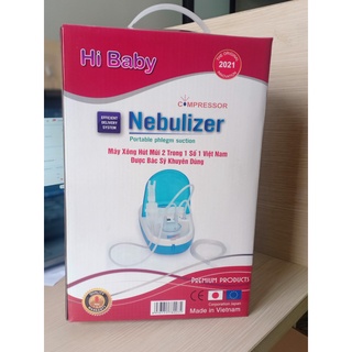 Máy Xông khí dung, hút dịch mũi họng cho bé hiệu Dotha Hibaby mã DT006. Hàng chính hãng bảo hành 5 năm [Hibaby Plus]