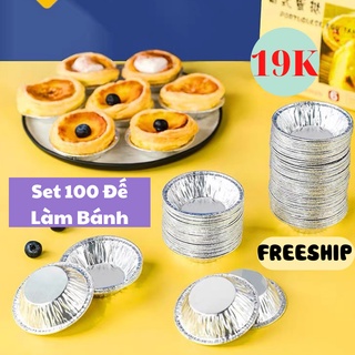 Set 100 Đế Làm Bánh , Đế Làm Bánh Trứng Tại Nhà Siêu Tiện Lợi KHO GIA DỤNG HOÀNG ANH