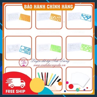 Bộ thước vẽ hình sáng tạo First classroom 180k