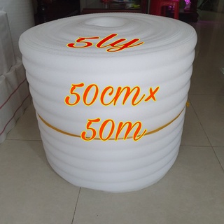 Cuộn Xốp Pe Foam Dày 5mm cao 50cm dài 50m bọc hàng