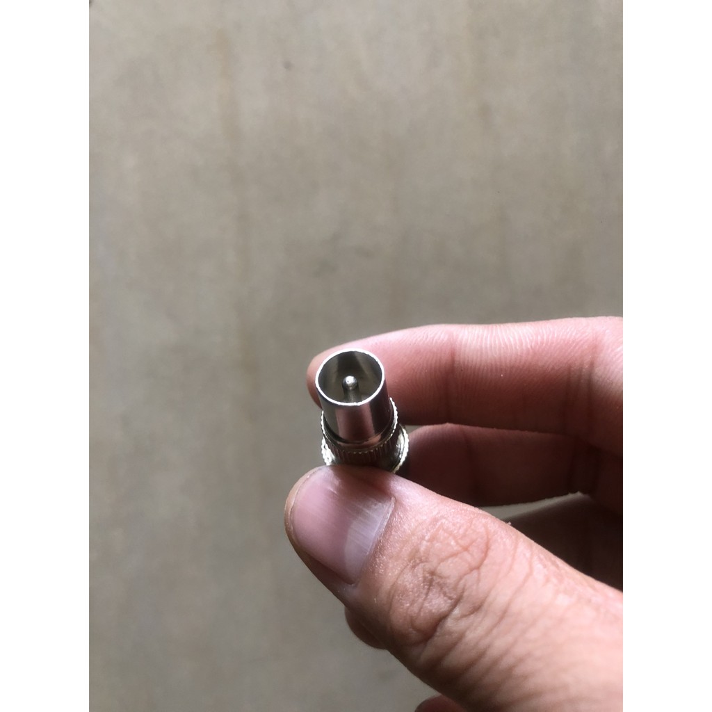Đầu chụp anten vỏ sắt - đầu đực anten - rắc anten