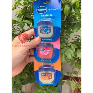 [HÀNG CHUẨN MỸ] Son dưỡng môi Vaseline cấp ẩm mềm mịn hồng môi rosy lips 7g Mỹ