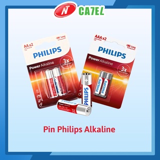 Pin AA/AAA/A23/A27 Alkaline Philips hàng chính hãng NT CATEL