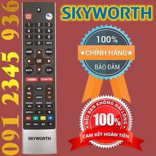 Remote Điều khiển Tivi SKYWORTH có ''GIỌNG NÓI'' hàng ''CHÍNH HÃNG'' cho Tivi Smart. (Mẫu số 4)