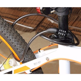 Khóa dây chống trộm 4 số dài 120cm