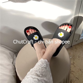 Dép quai ngang hình hoa cúc 1 bông