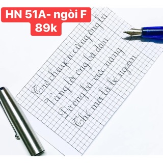 bút luyện chữ đẹp hoàng ngọc 51A ngòi F nét siêu thanh, thanh đậm cực rõ ngòi siêu bền