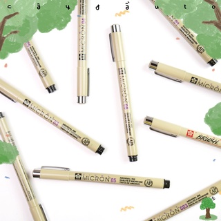 Bút Vẽ Kỹ Thuật Mực Đen Chống Nước Pigma SAKURA Cây Đầu To