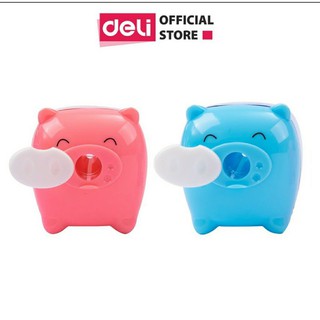 Gọt bút chì Deli hình con lợn chuốt bút chì bền đẹp E0557