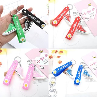 [MỚI] 1 móc khóa 1 chiếc giày Sneaker hoa cúc siêu cute cho cặp đôi