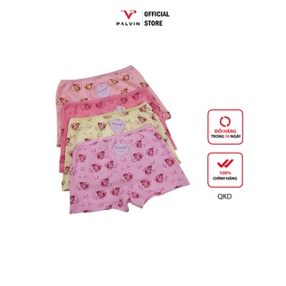 Quần chip bé gái PALVIN, dáng đùi, cotton co giãn 4 chiều, ngựa pony - QKD06