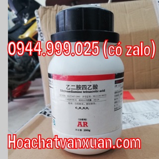 Hóa chất Axi.t ethylenediaminetetraacetic C10H16N2O8 Ethylenediaminetetraacetic aci.d EDTA Xilong CAS 60-00-4 lọ 250g