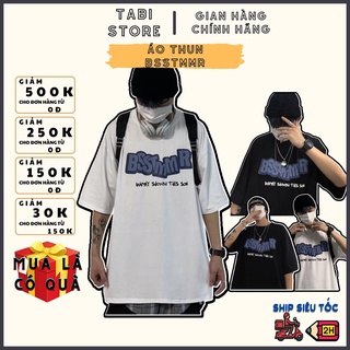 Áo thun tay lỡ dáng rộng unisex dưới 75kg tabistore - Bsstmmr