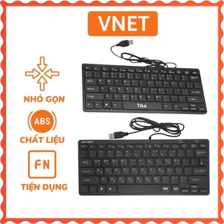 [Hàng Loại 1] Bàn phím máy tính Mini Tika, Arigato, Vnet, Apple, Anyzen K200 kết nối dây cổng USB giao ngẫu nhiên