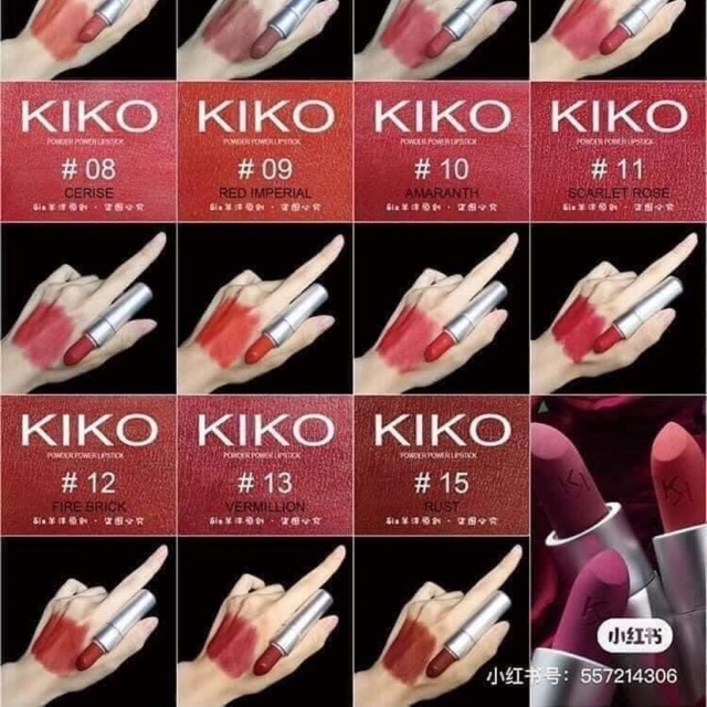 Son lì kiko +3.2% phí