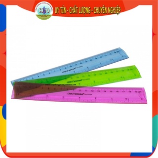 Thước kẻ dẻo deli 20cm