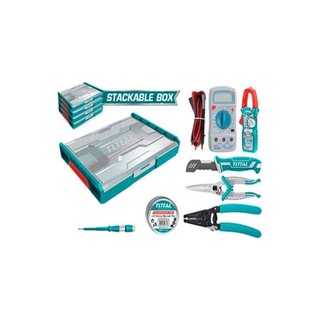 Bộ đồ nghề ngàng viễn thông 7 chi tiết Total THKTV02T071