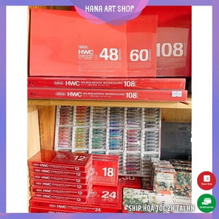 Màu nước Holbein bộ 60/108 màu 5ml