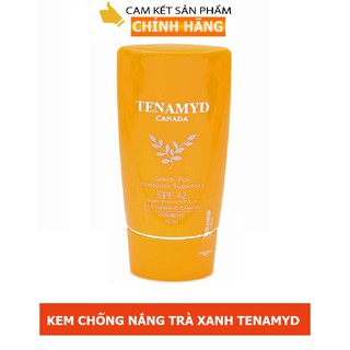 Kem Chống Nắng Tenamyd Trà Xanh 70ml (Kem chống nắng trà xanh SPF 42PA++)
