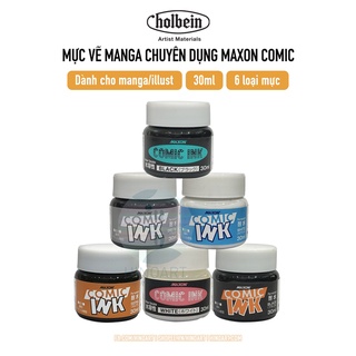 Mực vẽ manga Holbein Maxon Comic 30ml (6 loại) - 30ml