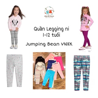 Quần legging nỉ Jumbing Beans Bé Gái hàng VNXK dư xịn size 1-12Y (9-42 kg) Phần 3