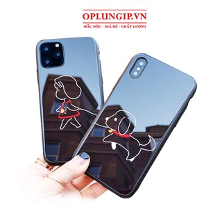 Ốp cặp đôi iphone thú cưng cute cho iphone 14 13 pro max 11 12 pro max mini x r s max 6 s 7 8 plus